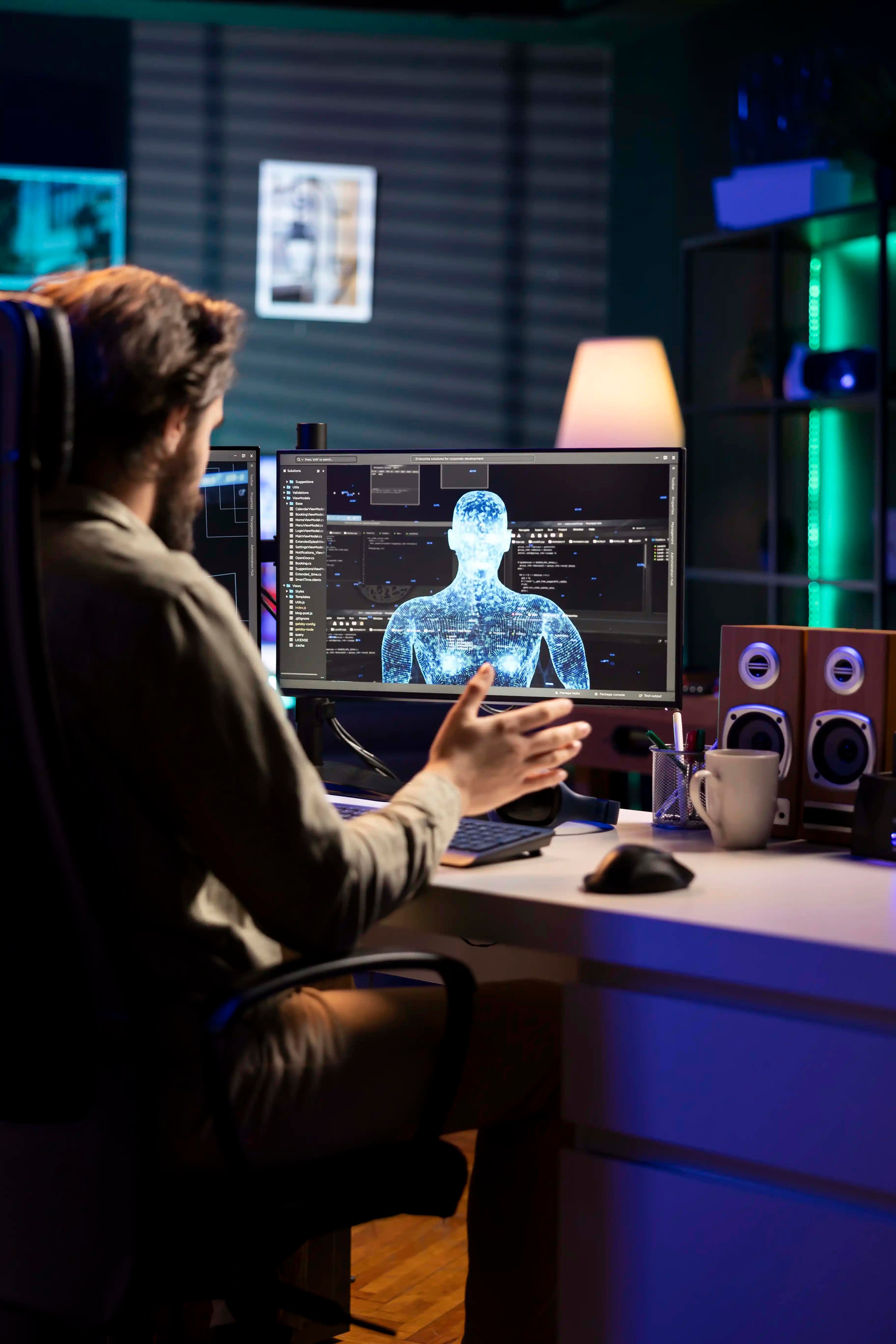 AI avatar promotional video setup for business marketing and social ads in Pakistan
